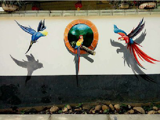 开江视觉错位-3D墙绘设计