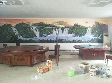 开江墙绘-写实风景