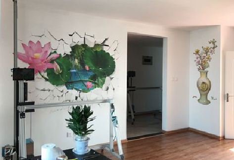 开江墙体彩绘相比墙纸的优势。